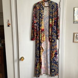Madrag long Boho cardigan size XLarge